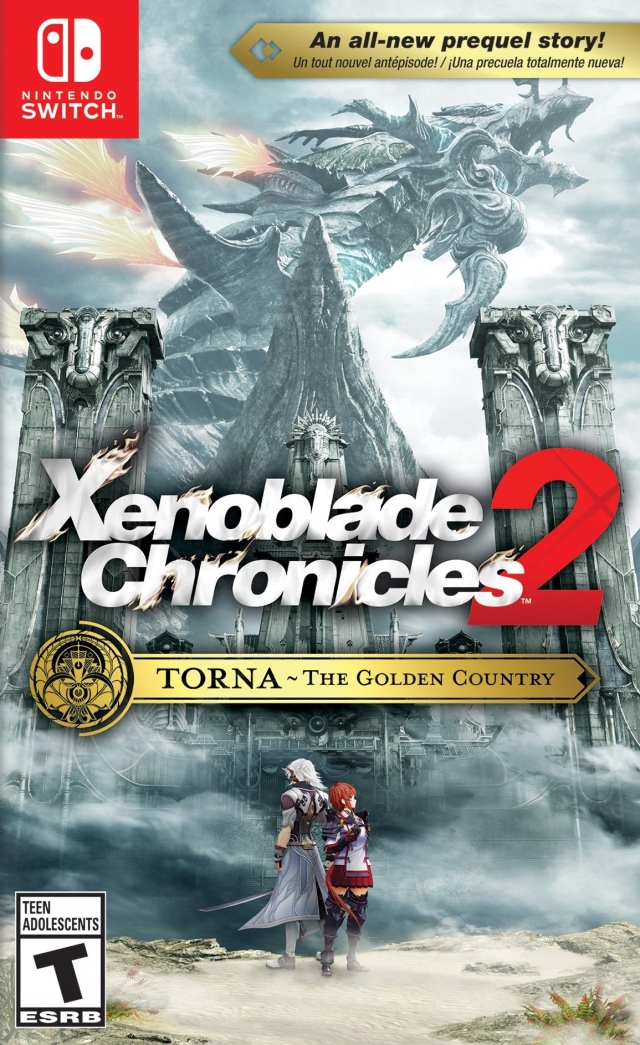 Xenoblade Chronicles 2 Torna the Golden Country US box art Switch
